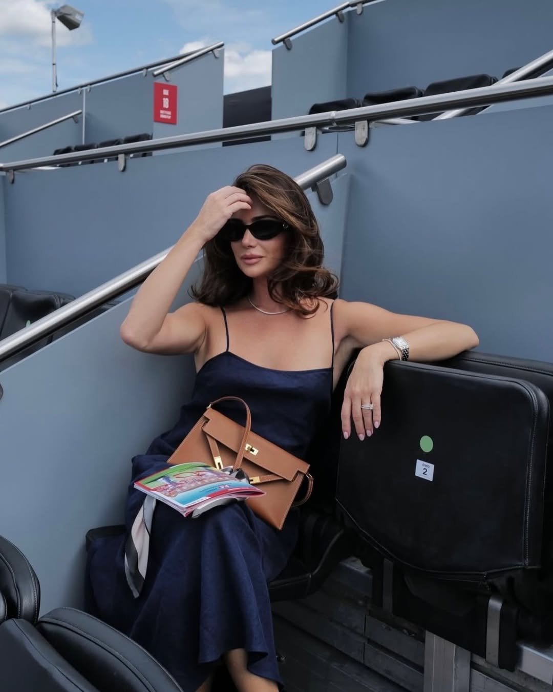 The Linen Slip Dress & Heritage Leather Bag