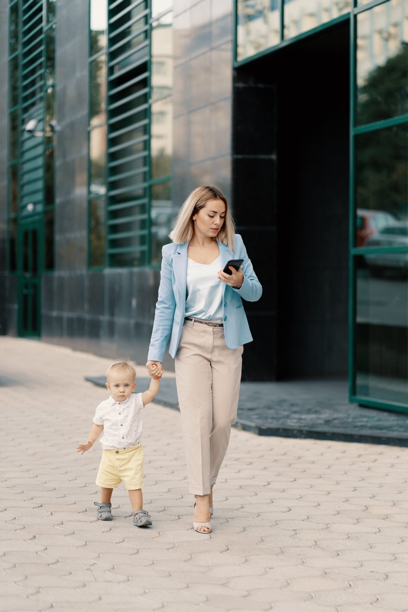 The Pastel Blazer And Tailored Trousers Look