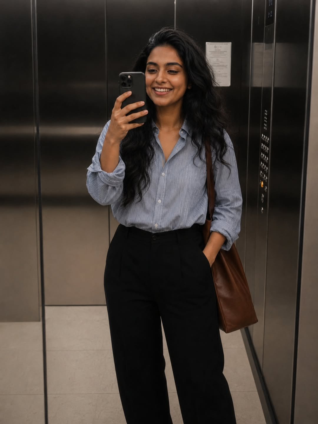 The Smart Casual Button Down and Wide Leg Trouser Combo