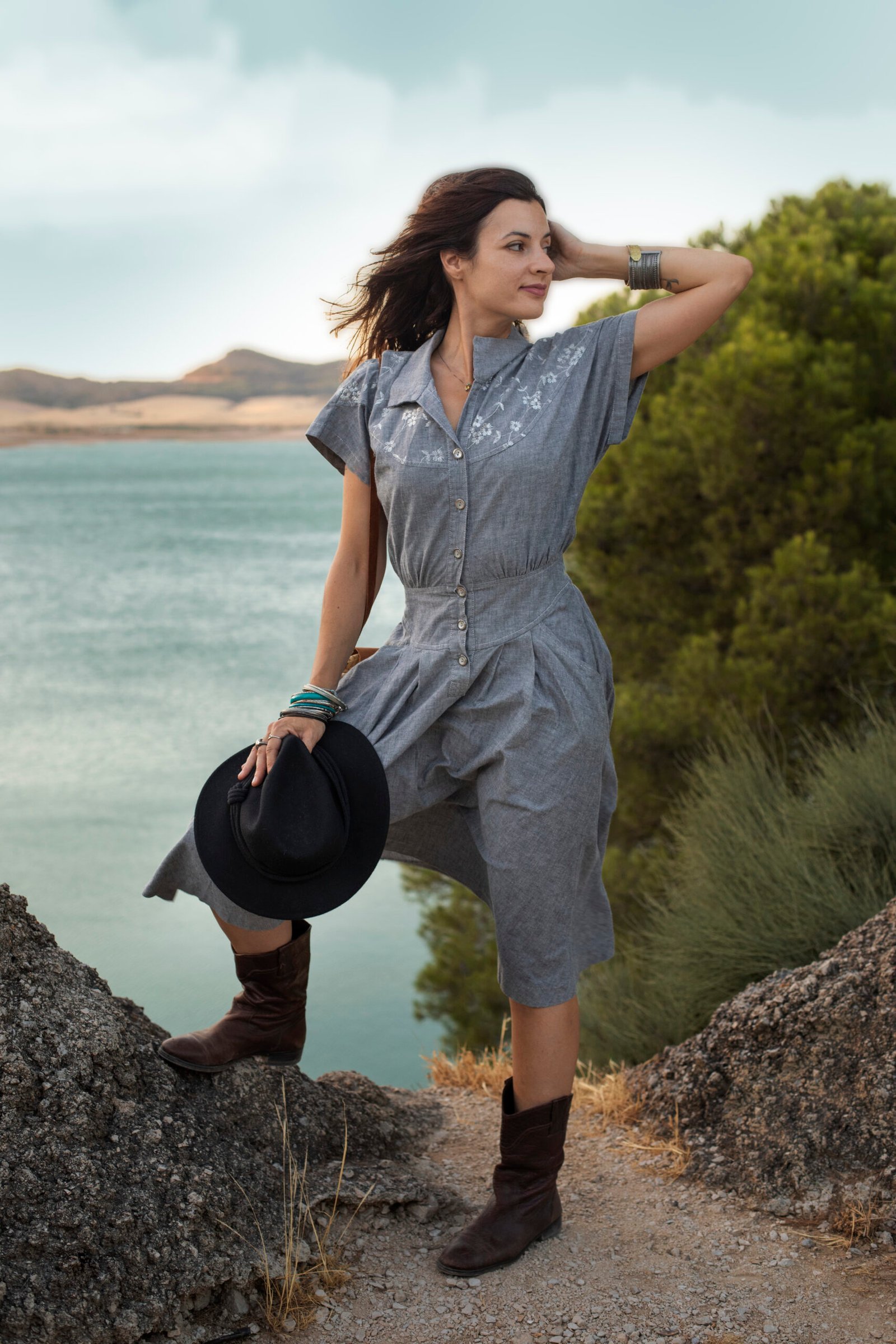 The Tailored Linen Safari Dress