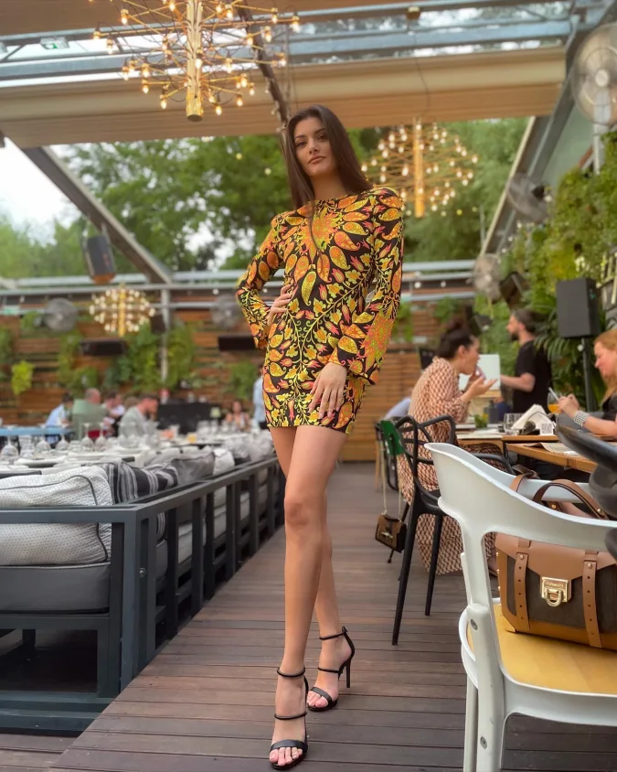 Vibrant Paisley Mini Dress