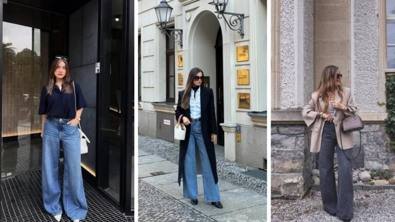 18 Wide-Leg Jeans Outfit Ideas