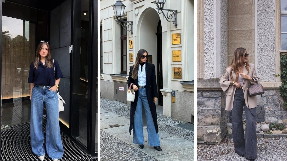 Wide-Leg Jeans Outfit Ideas