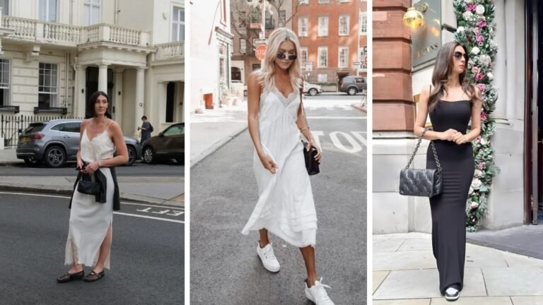 18 Slip Dress Outfit Ideas Layered