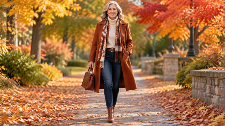 Best Fall Colors for Women Over 50: Style & Color Guide