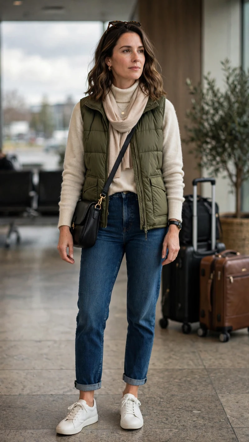 A Simple Holiday Travel Outfit Formula to Copy