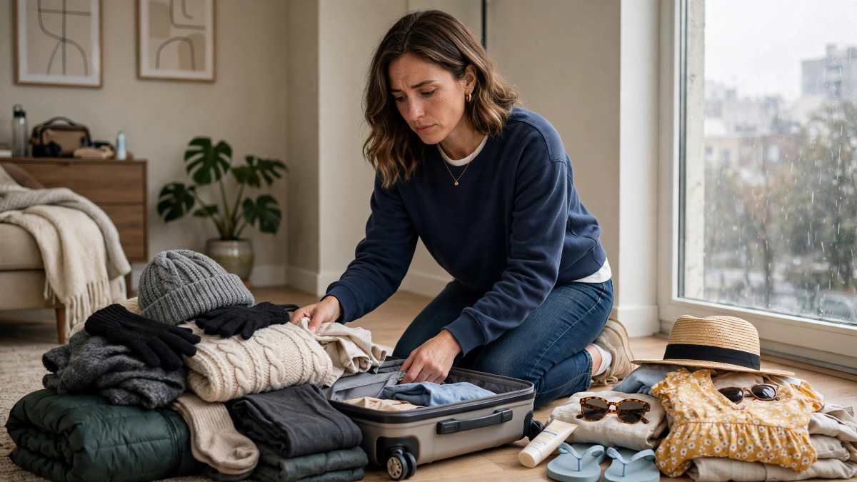 Why Packing for Two Climates Feels So Difficult