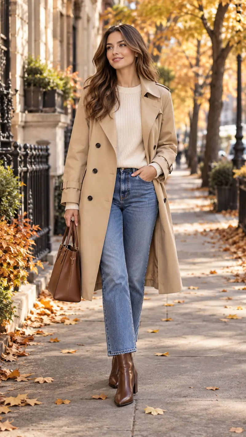A Simple Fall Trench Coat Outfit Formula You Can Repeat