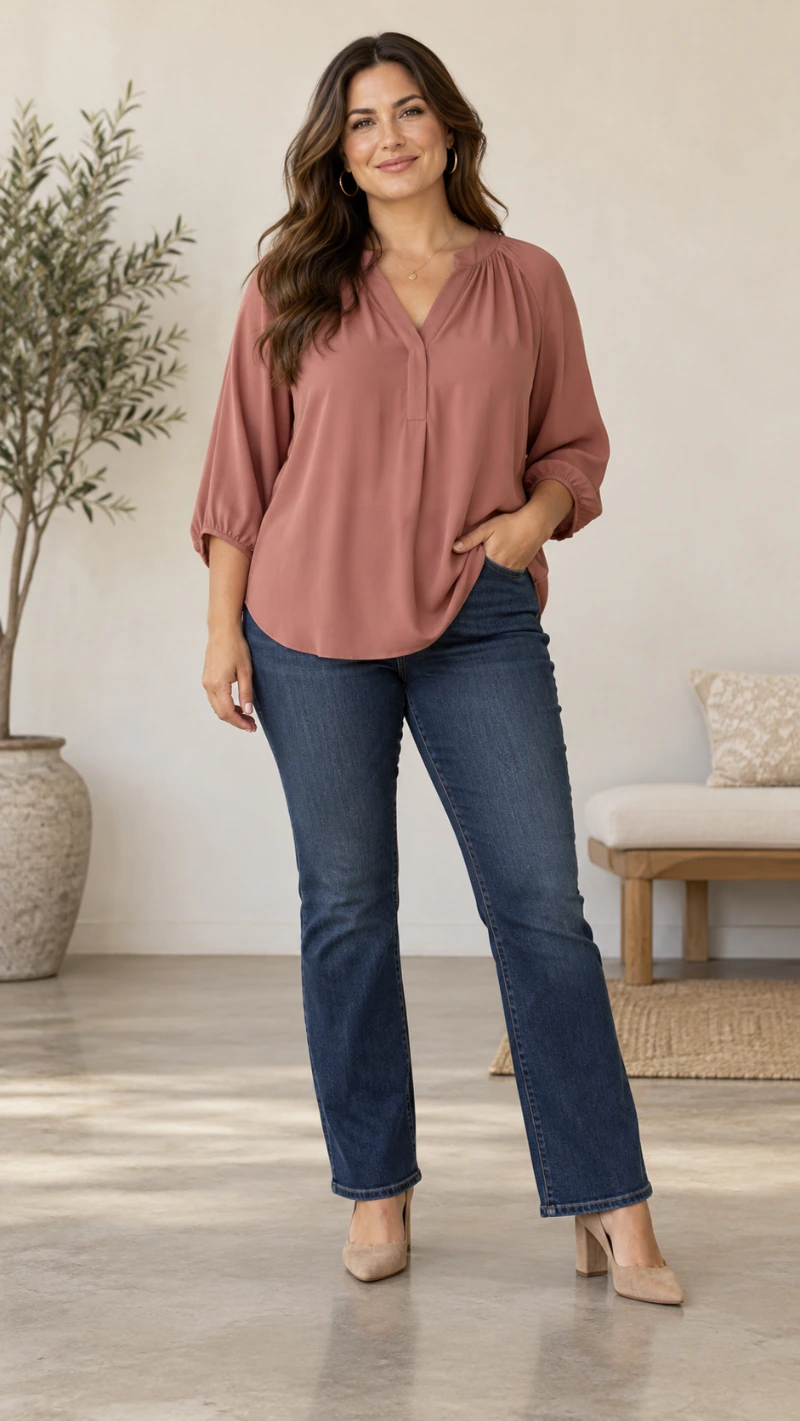 Choose Tops That Have Room in the Right Places